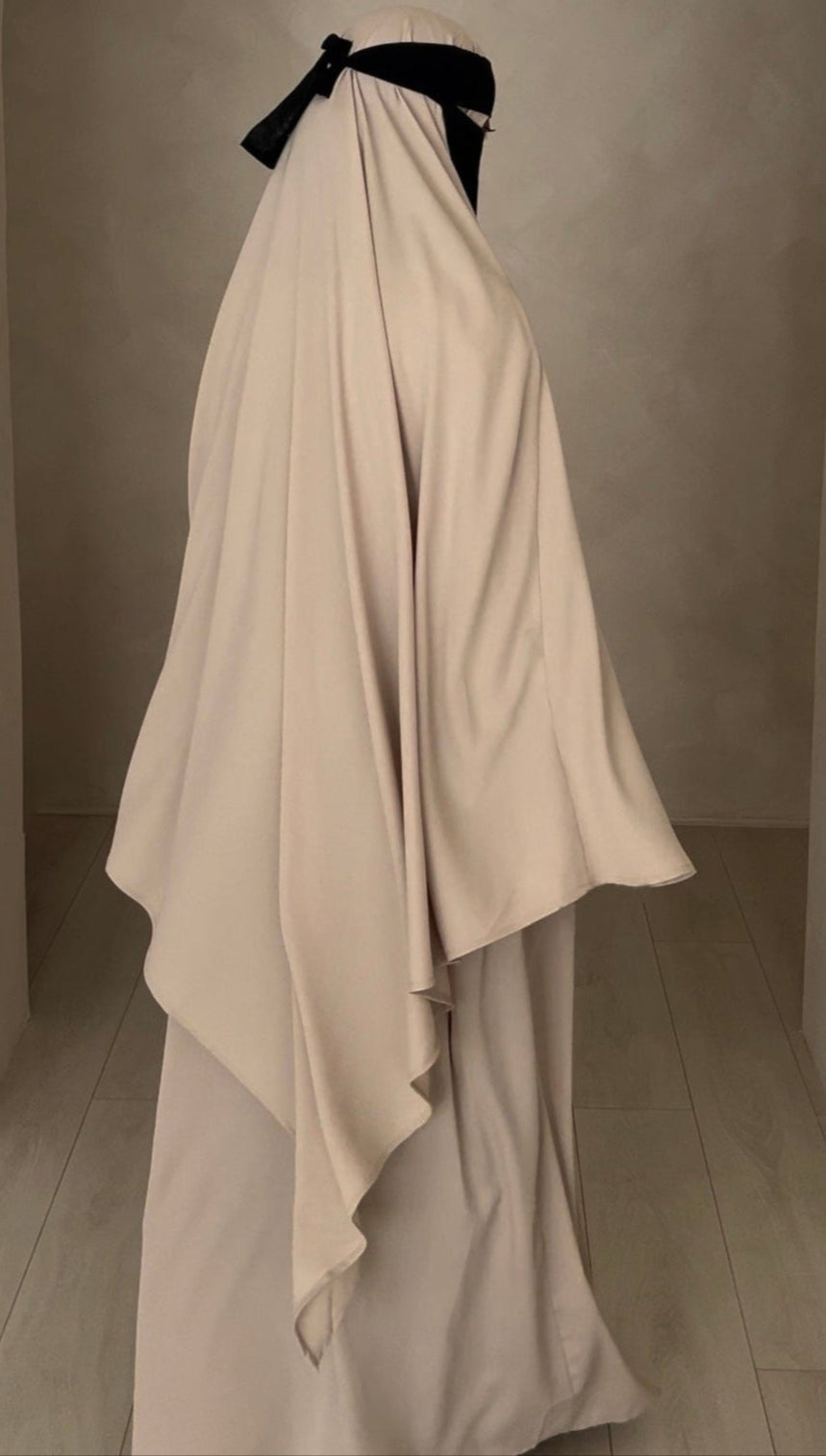 Medina Khimar - Light Beige