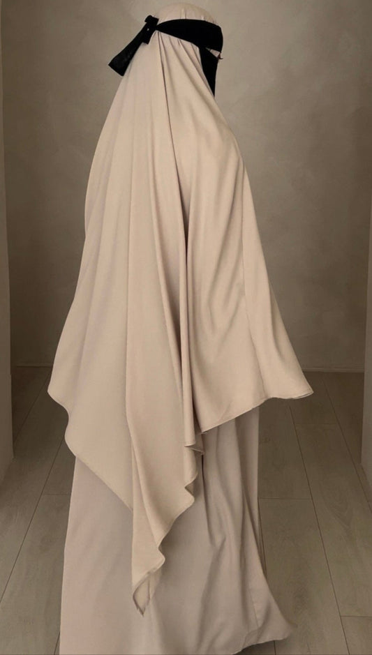 Medina Khimar - Light Beige