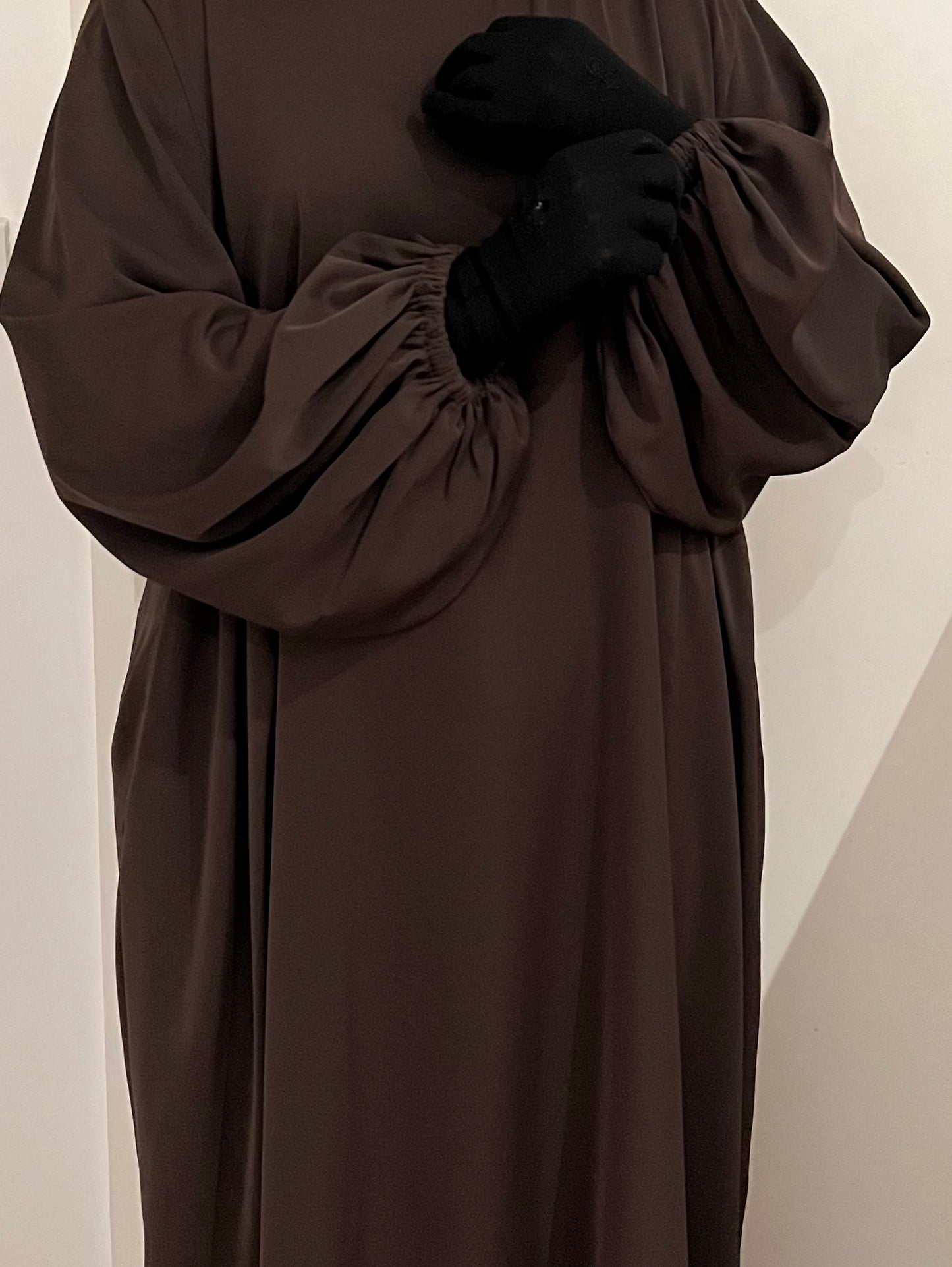 Medina Abaya- Dark Brown